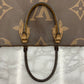 LOUIS VUITTON Monogram Reverse Giant On The Go MM