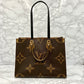 LOUIS VUITTON Monogram Reverse Giant On The Go MM