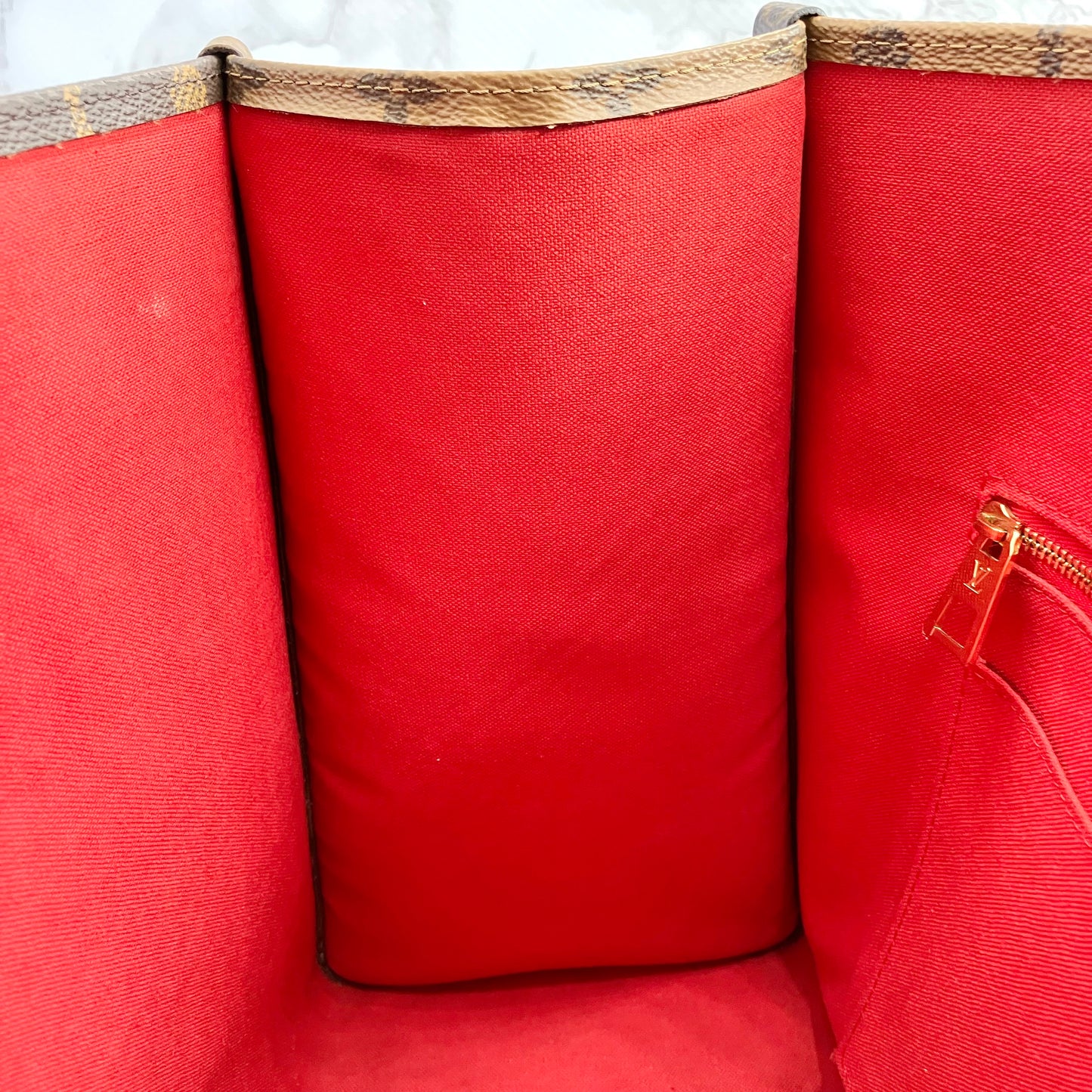 LOUIS VUITTON Monogram Reverse Giant On The Go MM