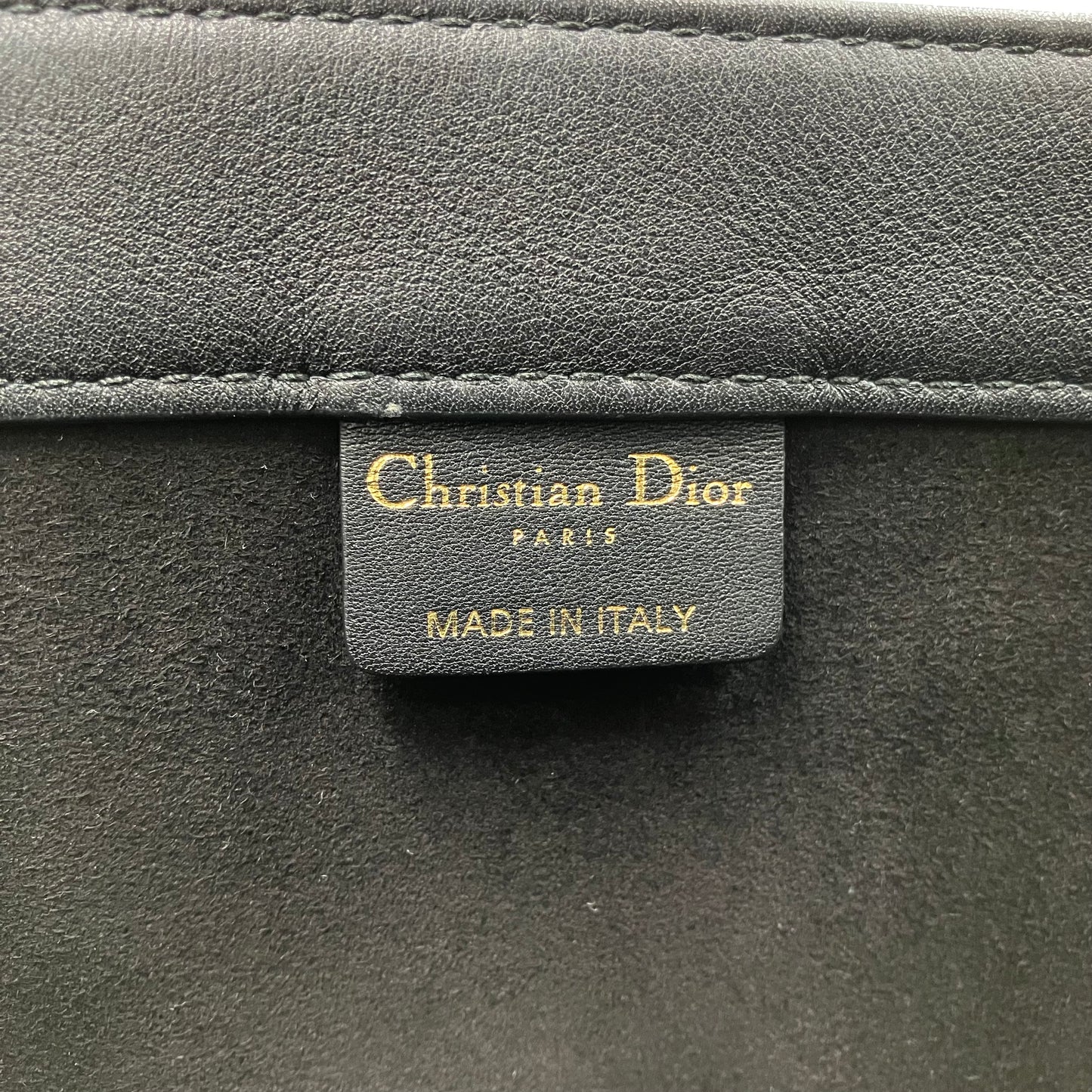 Christian Dior leather book tote medium