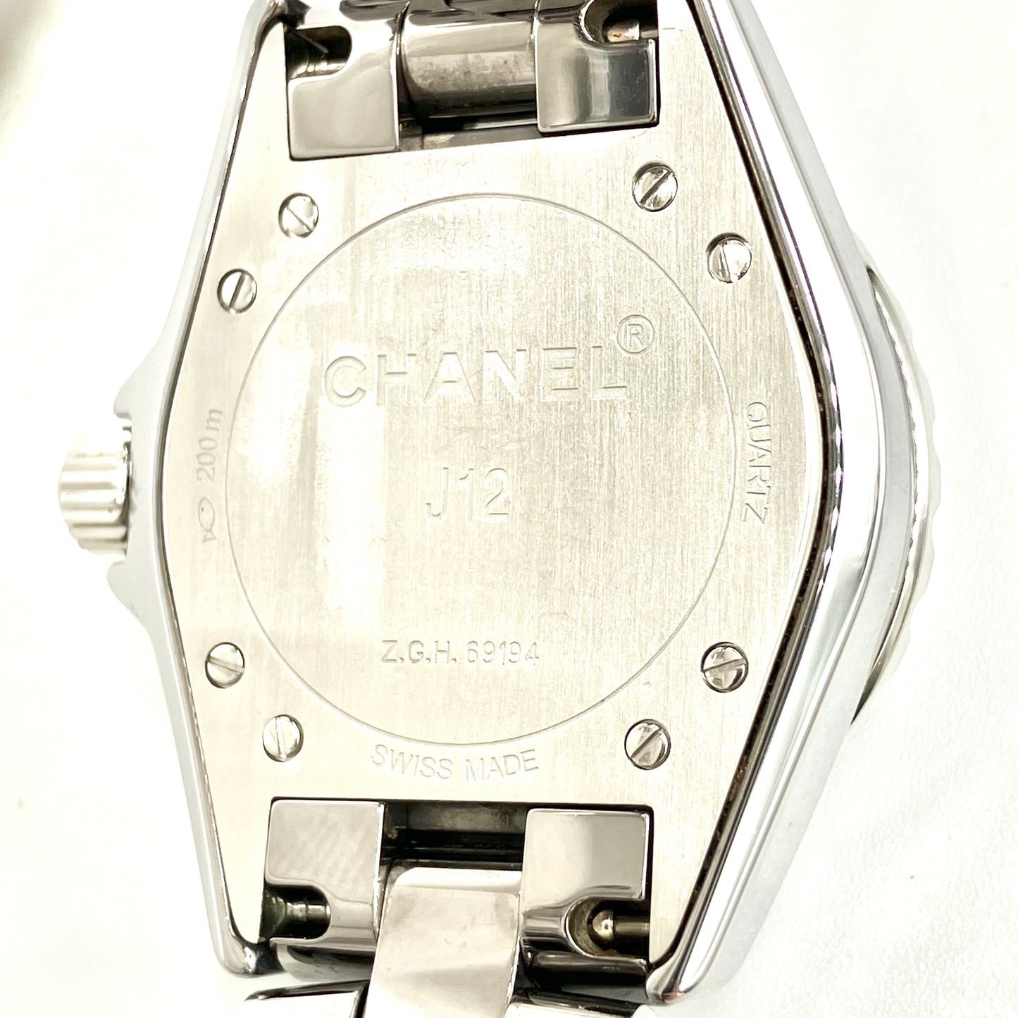 CHANEL J12 chromatic 12P Dia ceramic stainless steel