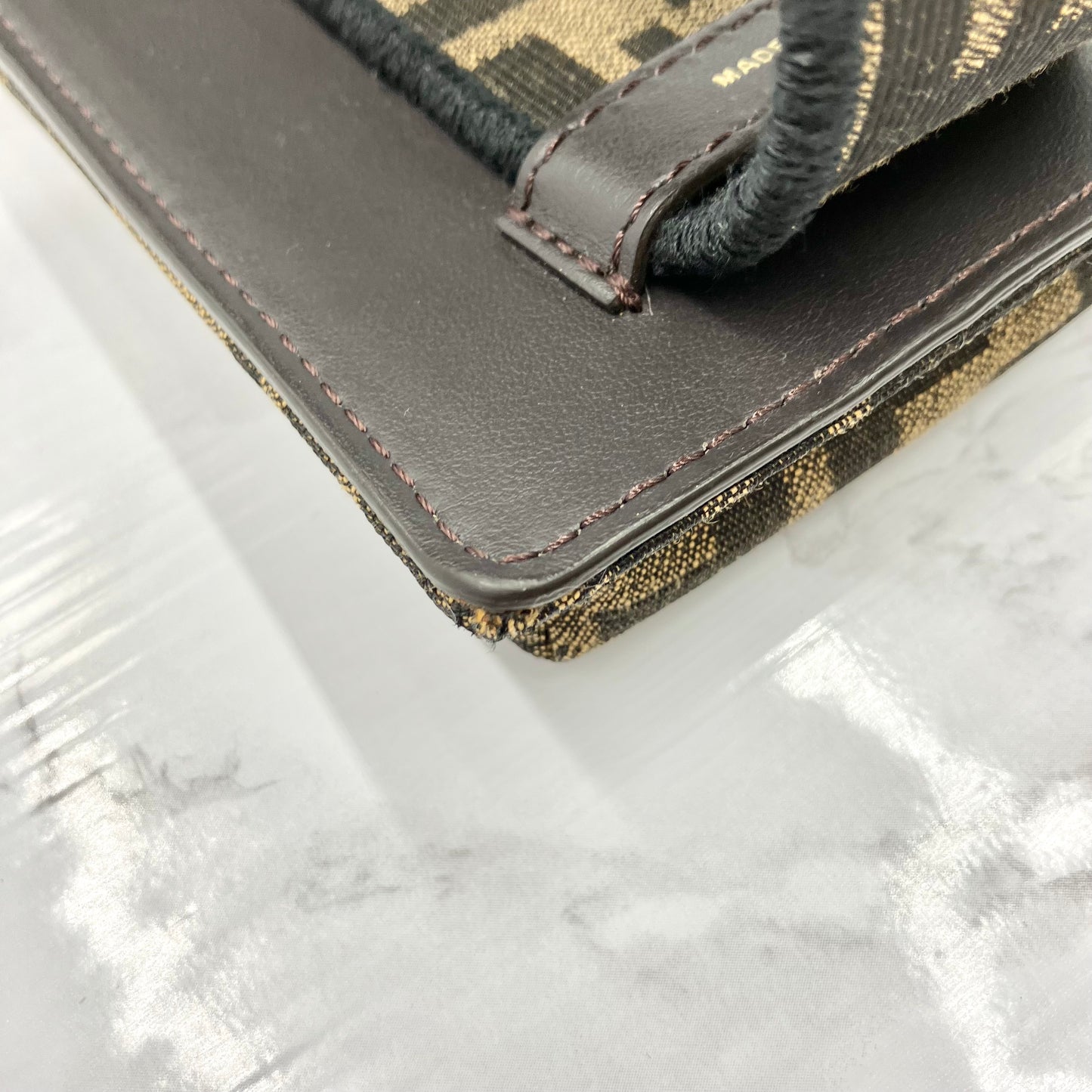 FENDI Zucca strap pouch