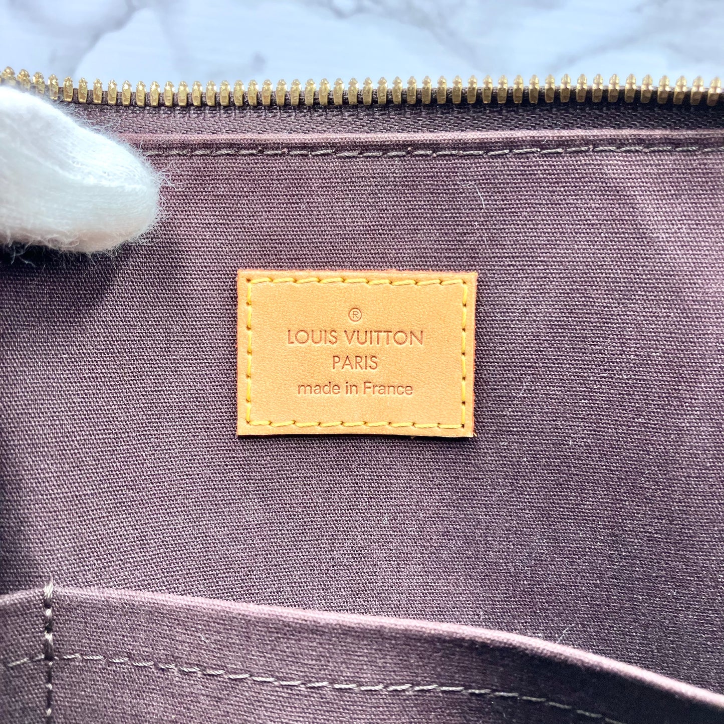 LOUIS VUITTON Vernis Alma PM