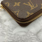 LOUIS VUITTON Monogram zippy compact