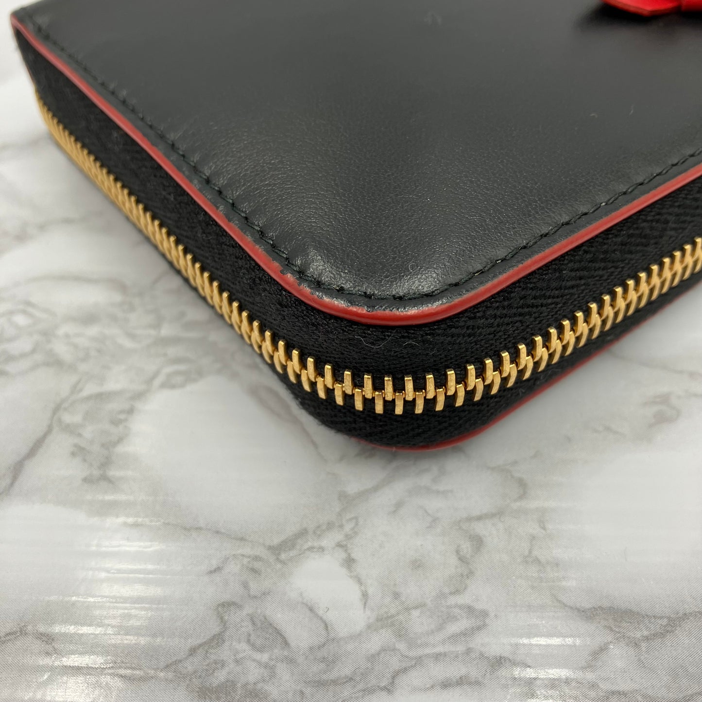 MIUMIU leather long wallet