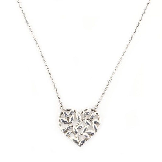 Tiffany & Co. Olive Necklace Sterling Silver 925 Heart Approx. 3g 6-12-041