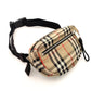 Burberry Belt Bag Waist Pouch Nova Check Nylon Beige × Black Waist Bag Body Bag 7-10-782