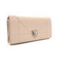 Christian Dior Diorama Chain Wallet Shoulder Bag Light Pink Leather Silver Hardware 7-9-196