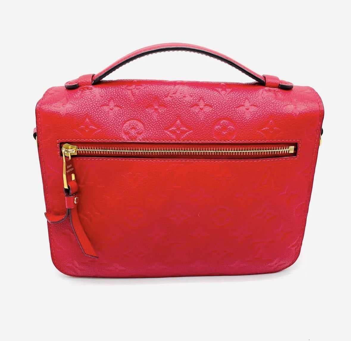 LOUIS VUITTON Anplant Pochette Métis Handbag Leather Shoulder Bag Women's Red 6-7-235