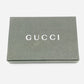 GUCCI Key Charm Leather Key Holder Black Logo Keyring Excellent Condition 7-2-206