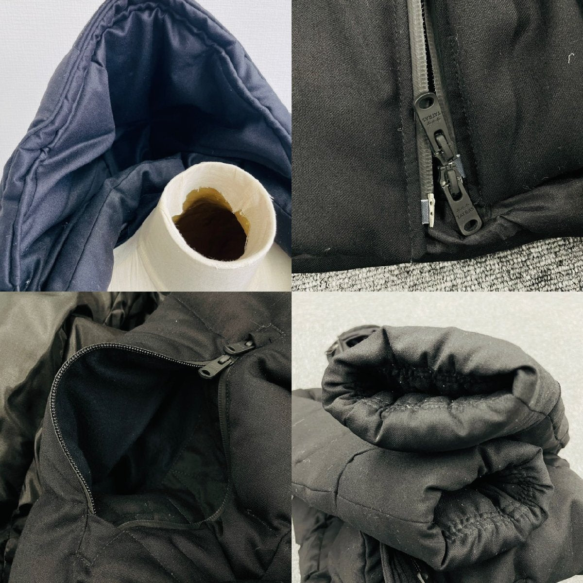 TATRAS MTK20A4148 Down Coat Black Size 02 Men's Down Excellent Condition 7-2-547