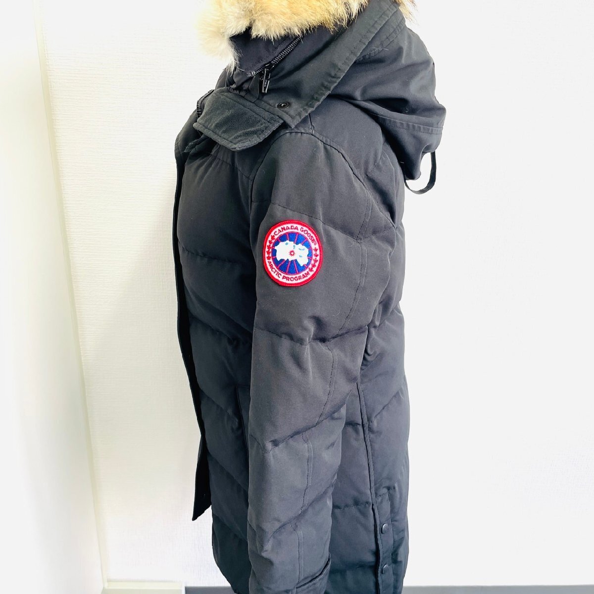 Canada Goose Mackenzie Parka Black Black M Size Down Coat Women's Excellent Condition Detachable Hood 6-12-646