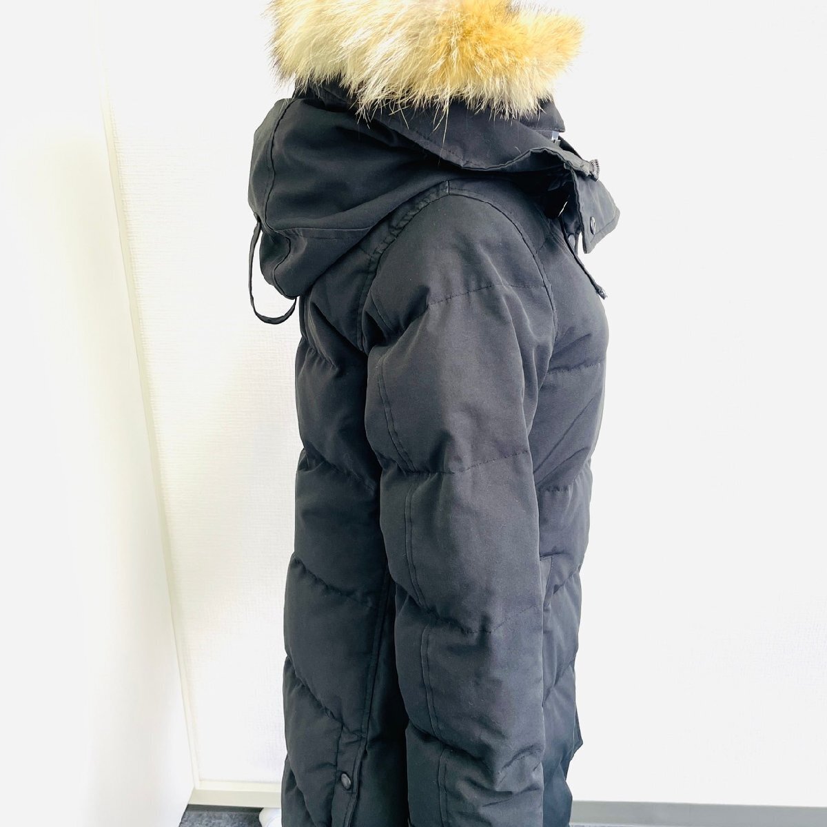 Canada Goose Mackenzie Parka Black Black M Size Down Coat Women's Excellent Condition Detachable Hood 6-12-646
