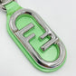 FENDI Key Holder Aurore Green with Box Key Charm Key Case Leather Women's