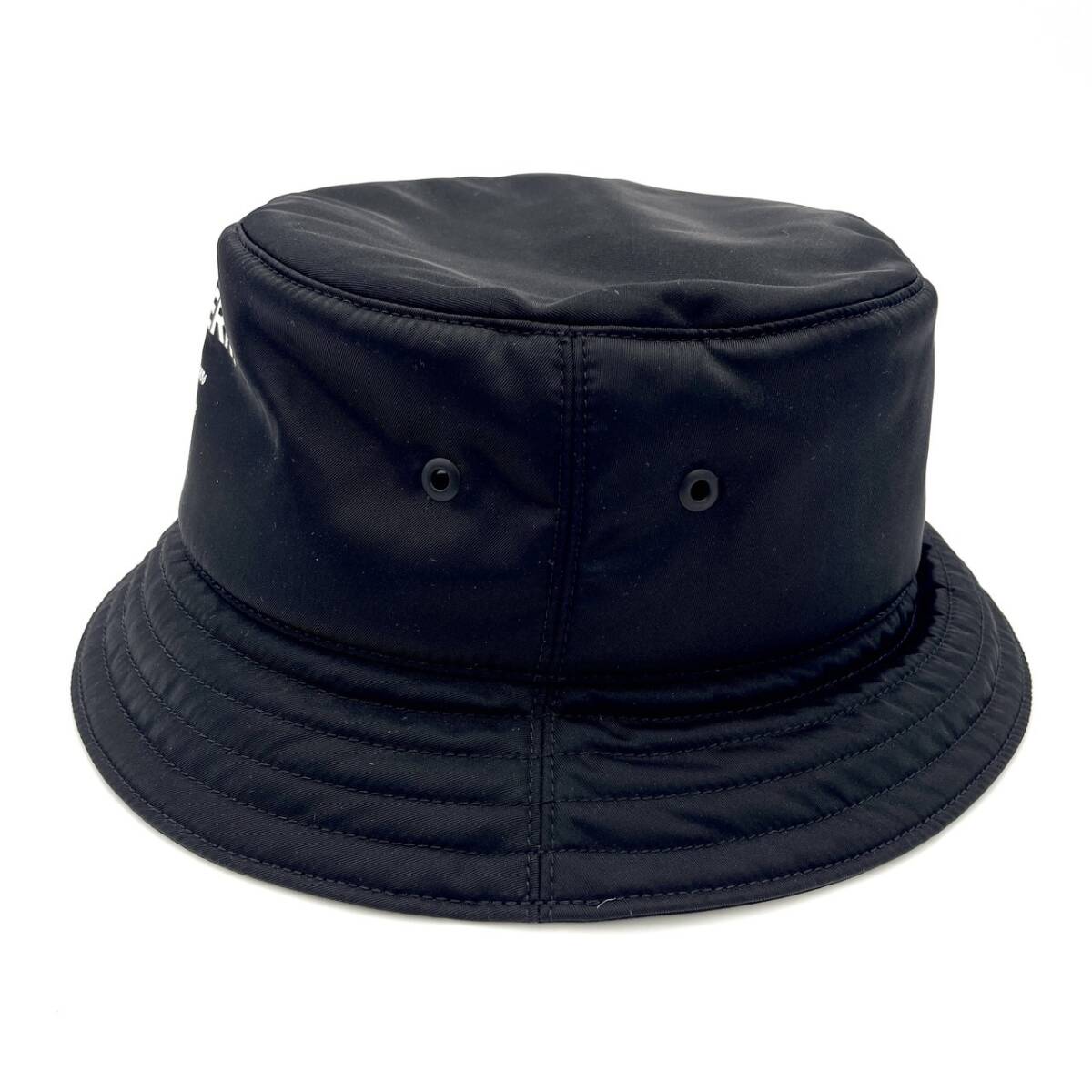 Burberry Bucket Hat Black Nylon L Size Black 7-3-282