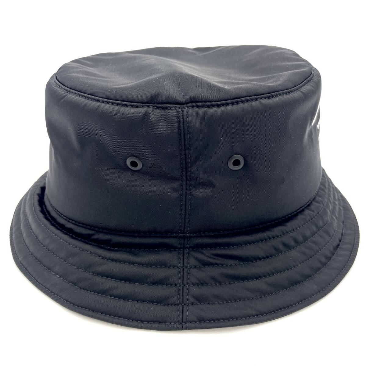Burberry Bucket Hat Black Nylon L Size Black 7-3-282