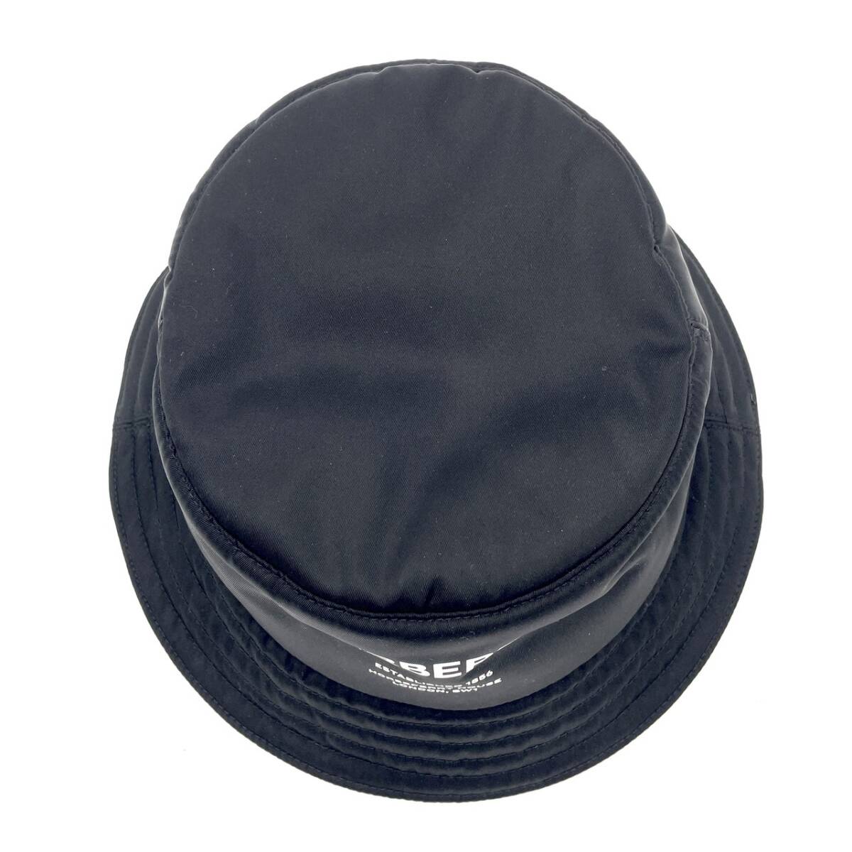 Burberry Bucket Hat Black Nylon L Size Black 7-3-282