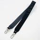 Louis Vuitton Shoulder Strap Black Reversible Black Leather 7-3-405
