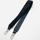 Louis Vuitton Shoulder Strap Black Reversible Black Leather 7-3-405