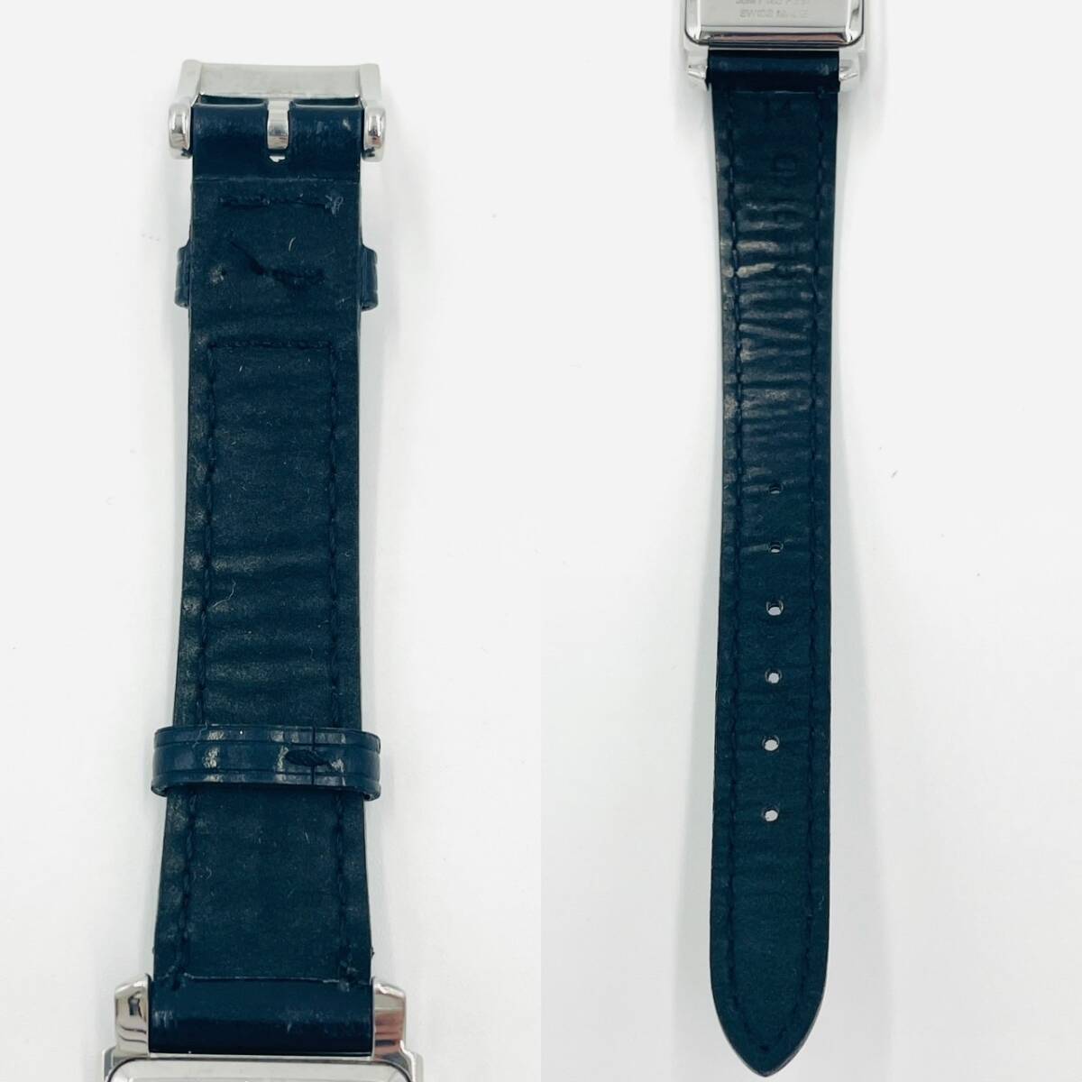 Burberry Quartz Watch for Women, Black and Silver Leather, 7-3-732