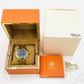 Tory Burch Chronograph Date Ladies' Quartz Watch with Box, Gold, Blue Dial 7-3-428