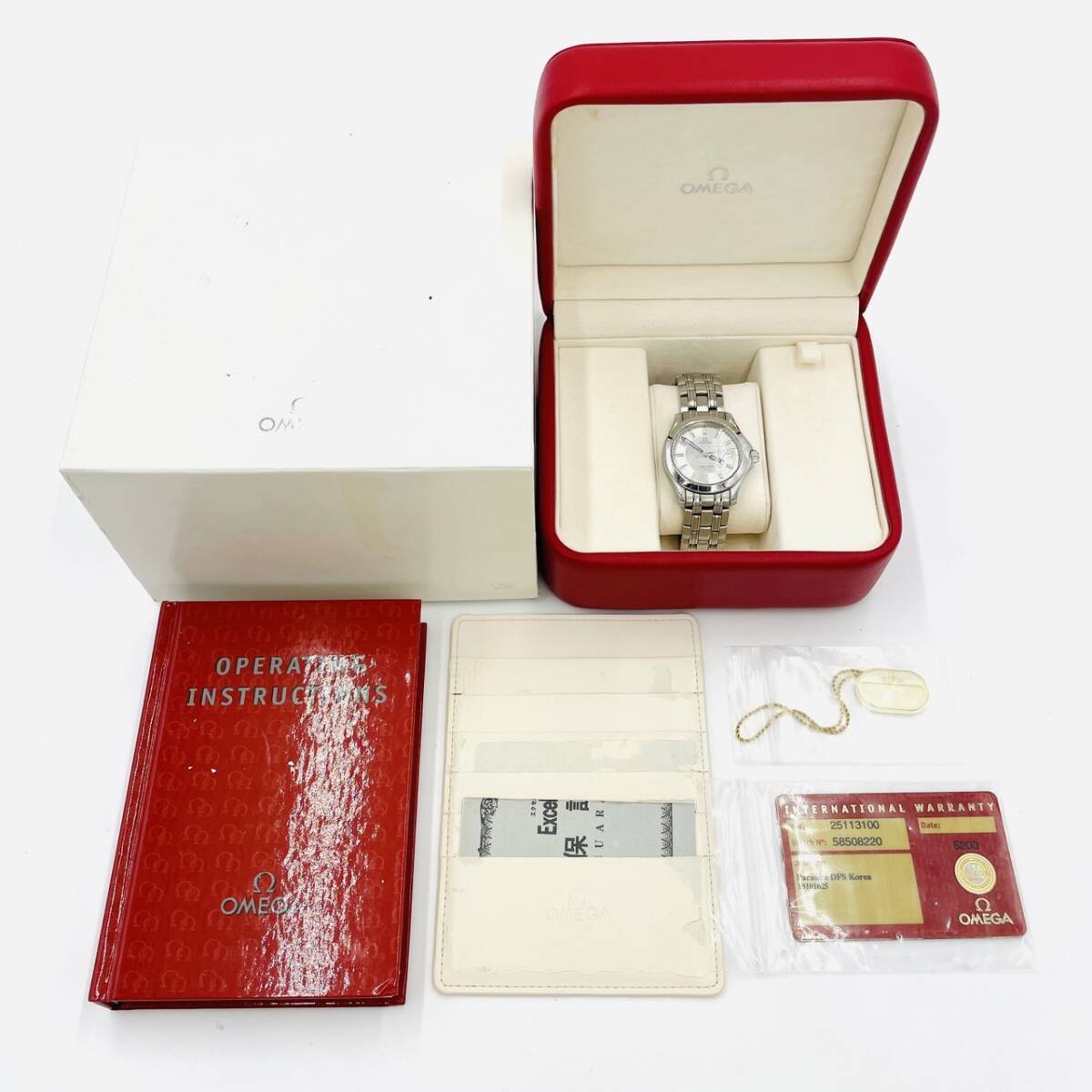 OMEGA Watch Seamaster 120M Quartz Stainless Steel Men's Watch Silver 6-10-496