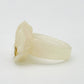 CHANEL Camelia Coco Mark Ivory Ring