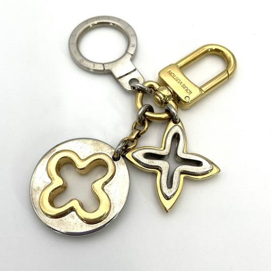 LOUIS VUITTON Gold Silver Hardware Key Holder