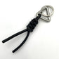 BOTTEGA VENETA Triangle Key Charm Black