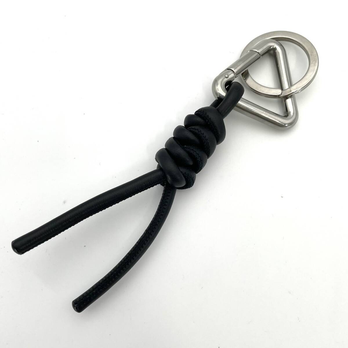 BOTTEGA VENETA Triangle Key Charm Black