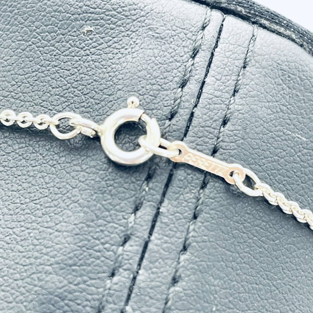 Tiffany & Co. Necklace Double Loop Elsa Peretti Silver 925 Silver