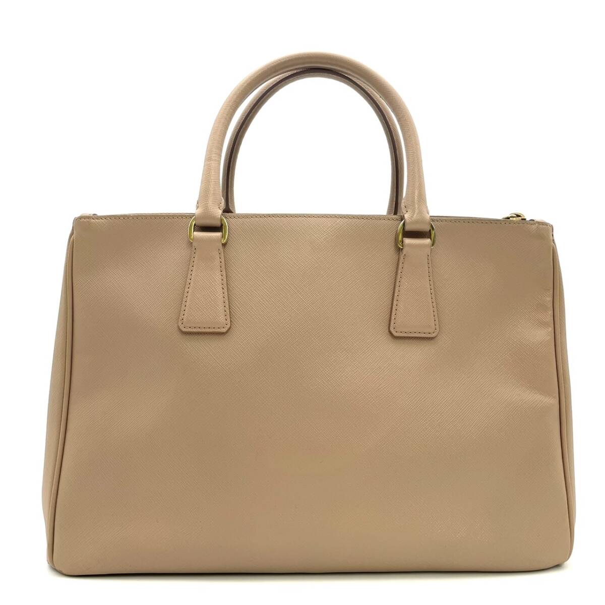 PRADA 2Way SAFFIANO Leather Beige