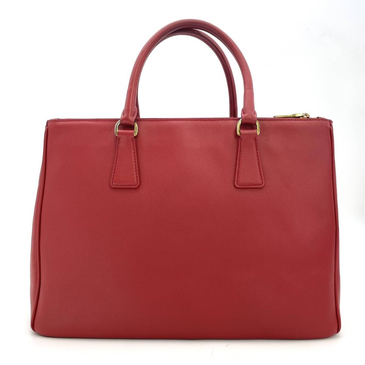 PRADA 2Way SAFFIANO Leather Red