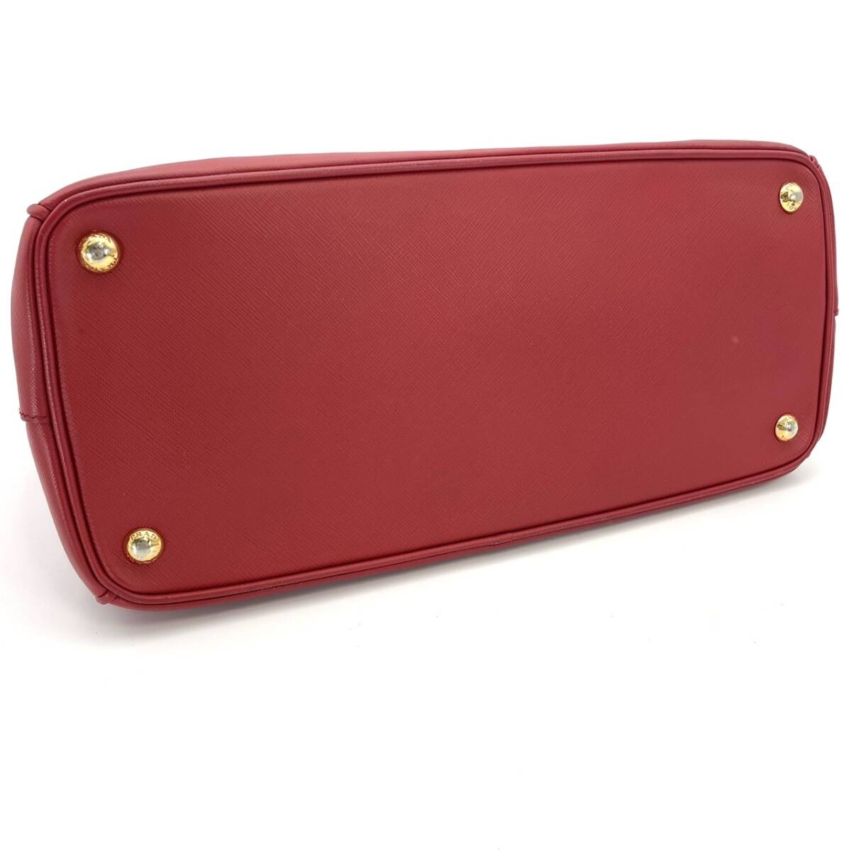 PRADA 2Way SAFFIANO Leather Red