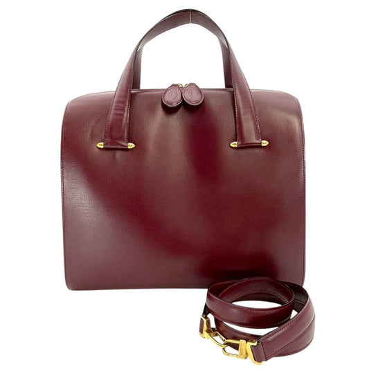 Cartier Mustline Bordeaux Vintage 2 Way Bag