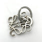 LOEWE Anagram Key Ring Silver