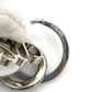 LOEWE Anagram Key Ring Silver