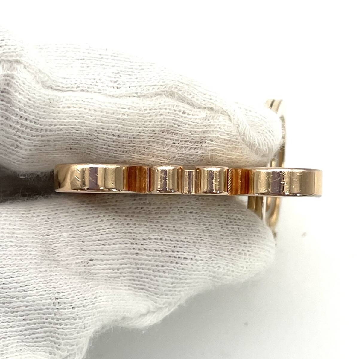 LOEWE Anagram Key Ring Pink gold