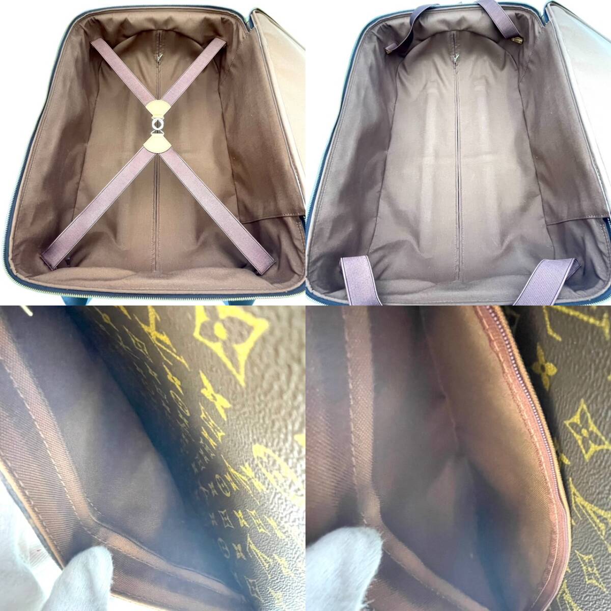 Louis Vuitton Pegasus 55 Carry Bag M23294 Travel Case Monogram Vintage 7-3-745