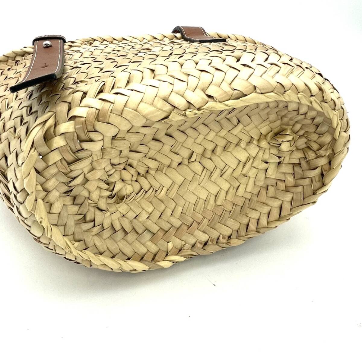 LOEWE Basket Small Basket Bag Brown