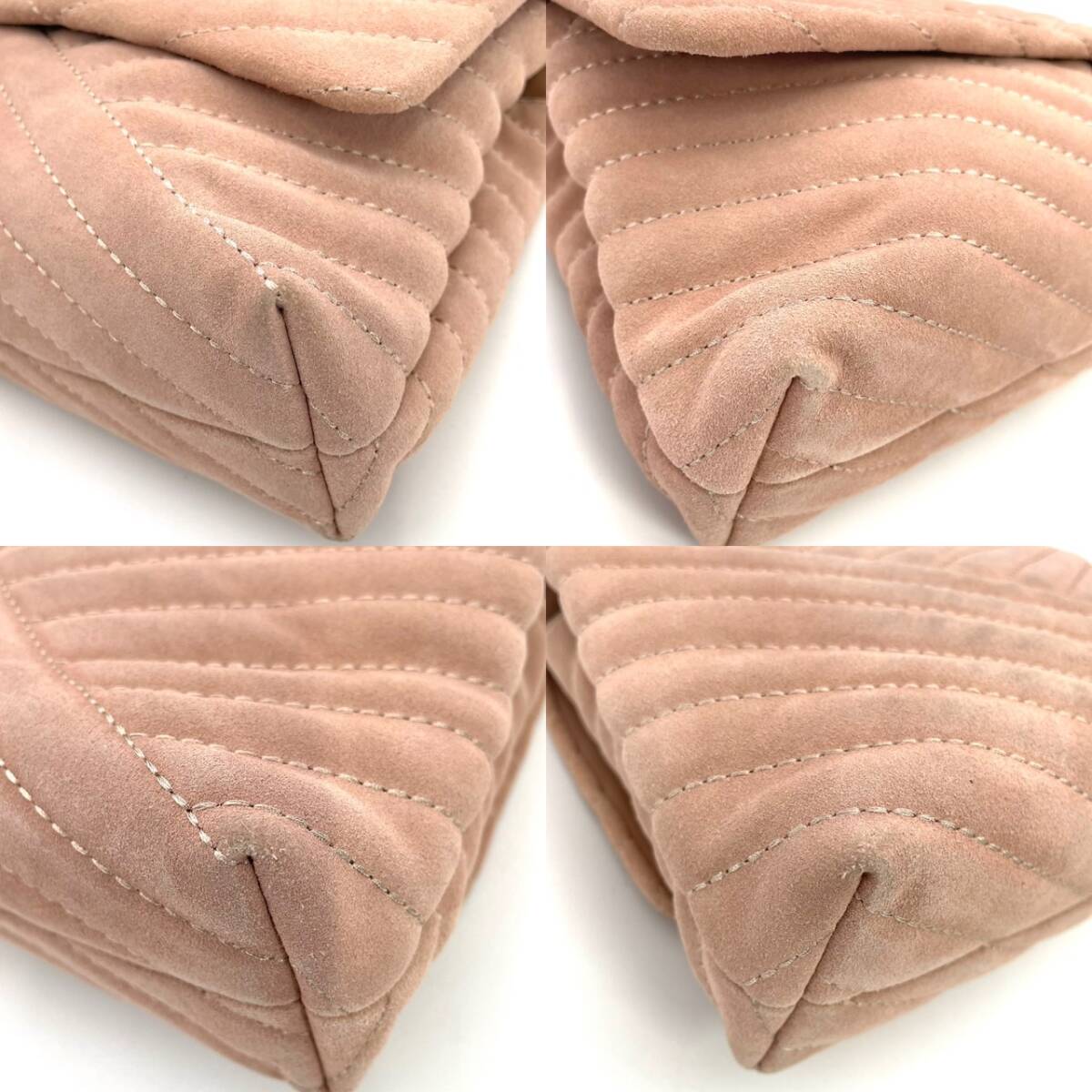 TORYBURCH Kira Chain Shoudler Pink Suede