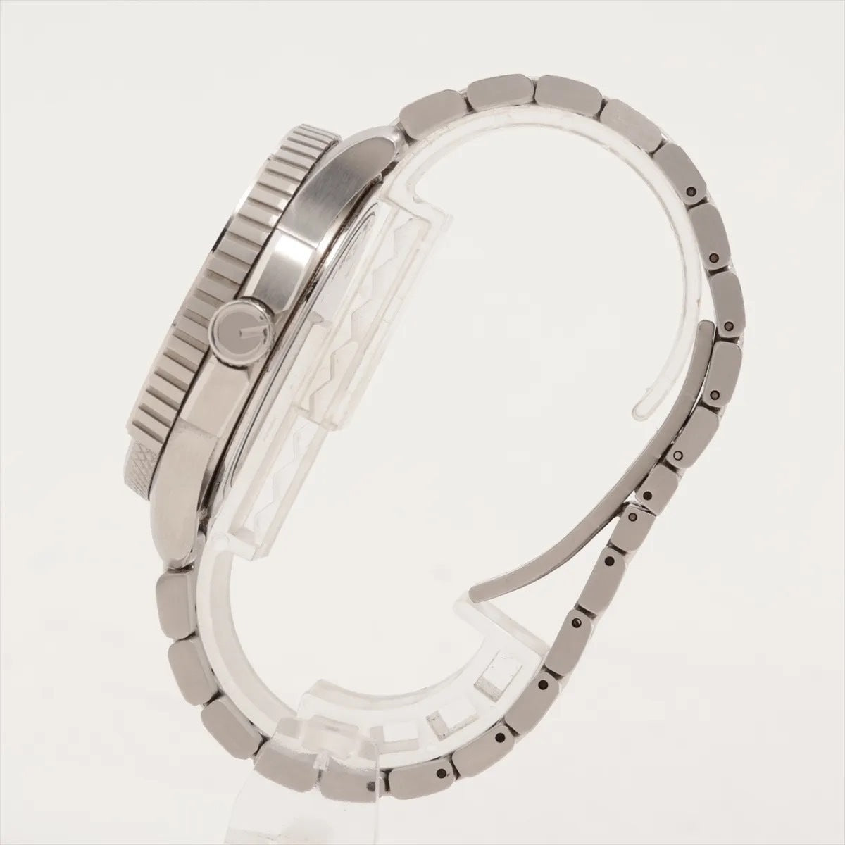 GUCCI Men's Watch QZ 126.2 13298462 White Dial Quartz Silver 7-2-611