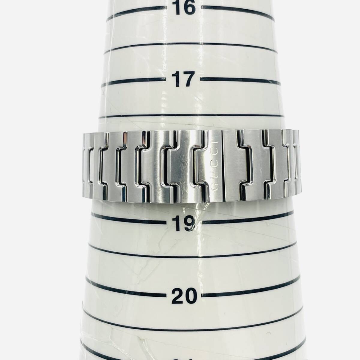 GUCCI Men's Watch QZ 126.2 13298462 White Dial Quartz Silver 7-2-611