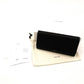 CELINE Large Flap Wallet Black Leather Black Wallet Long Wallet Logo 7-7-1103