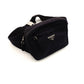 PRADA Waist Bag Navy Triangle Logo Nylon Body Bag Men's