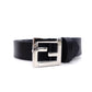 FENDI Mamma Belt Black Leather Size 110CM