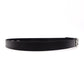 FENDI Mamma Belt Black Leather Size 110CM