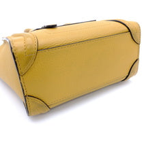 CELINE Luggage Nano Shopper Yellow