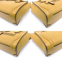 CELINE Luggage Nano Shopper Yellow