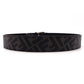 FENDI Zucca Belt Gray Black PVC